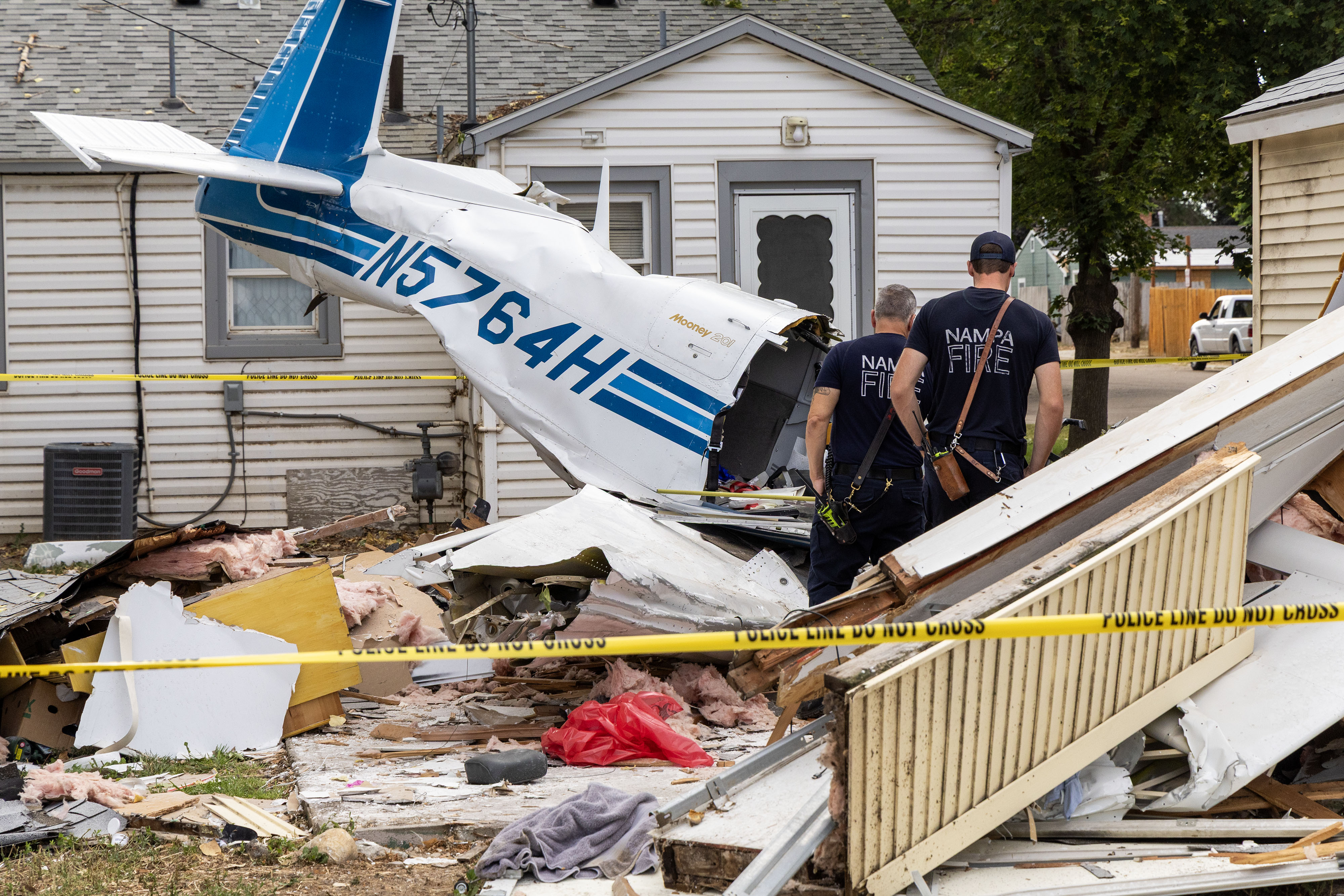 Plane Crashes Into Nampa Neighborhood